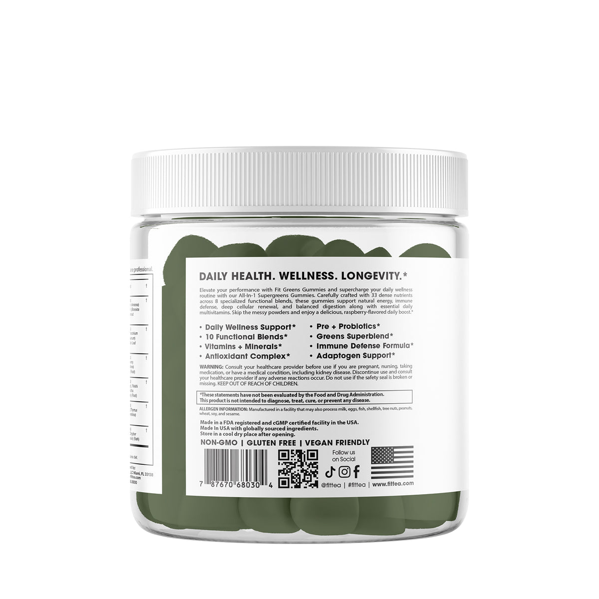 Fit Greens Super Foods Ultimate Gummies