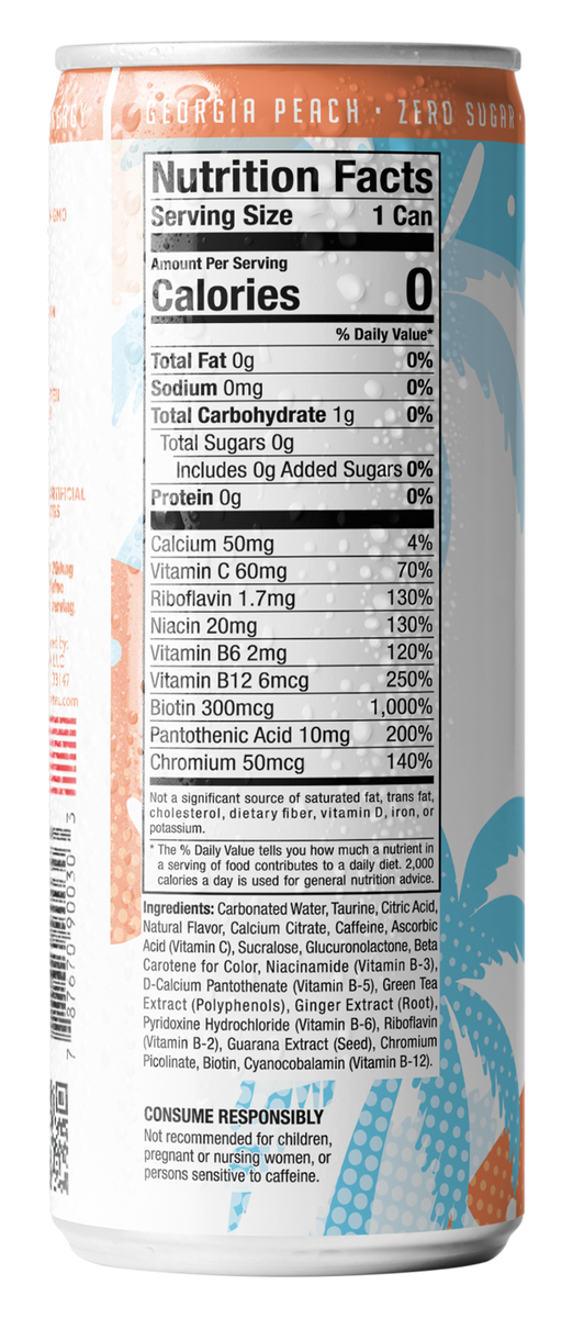 Peach FitTea Energy 12Pack Fit Tea