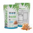 FitShakes 100% Plant Based Protein Vanilla Caramel Swirl Product Image #1