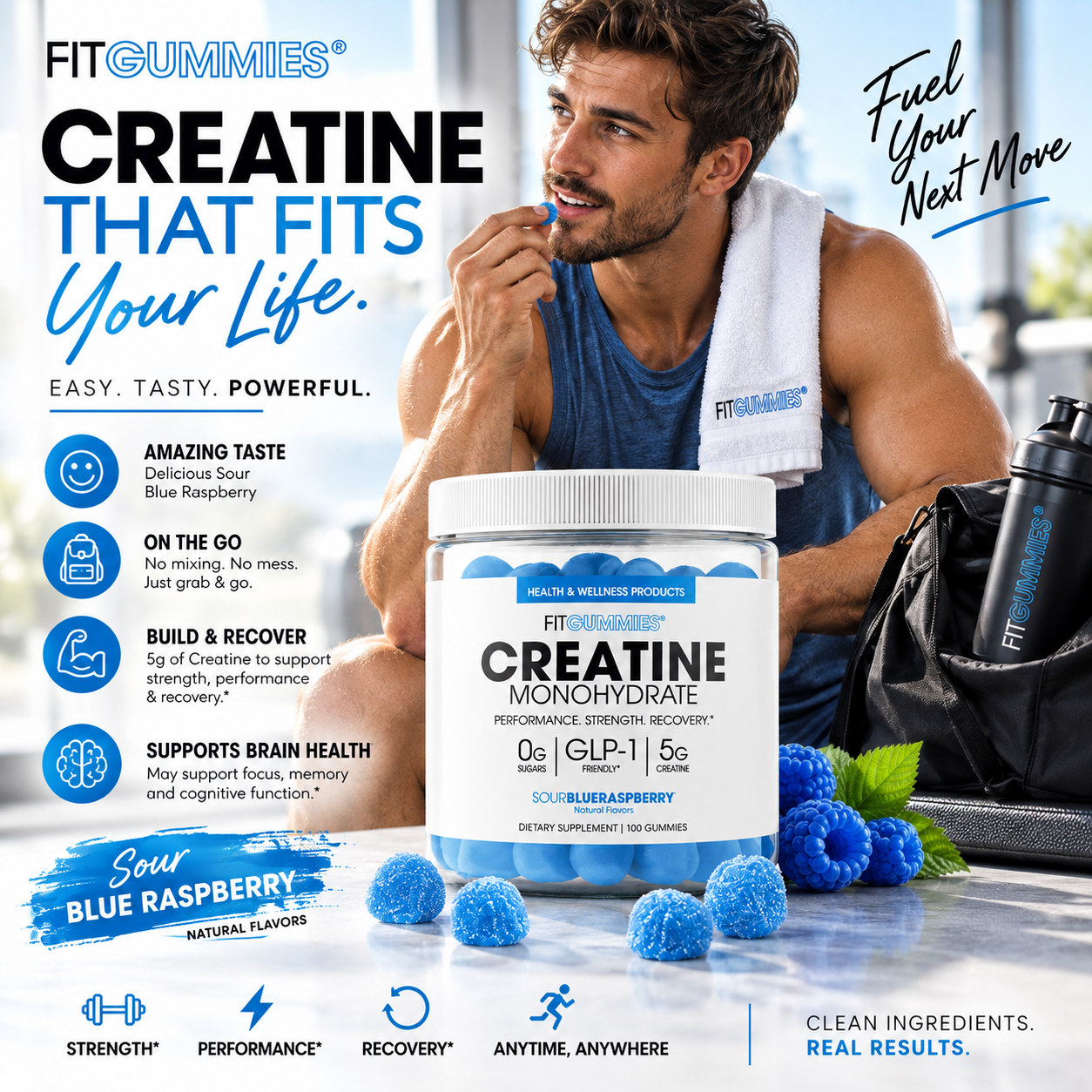 Fit Gummies Creatine Monohydrate