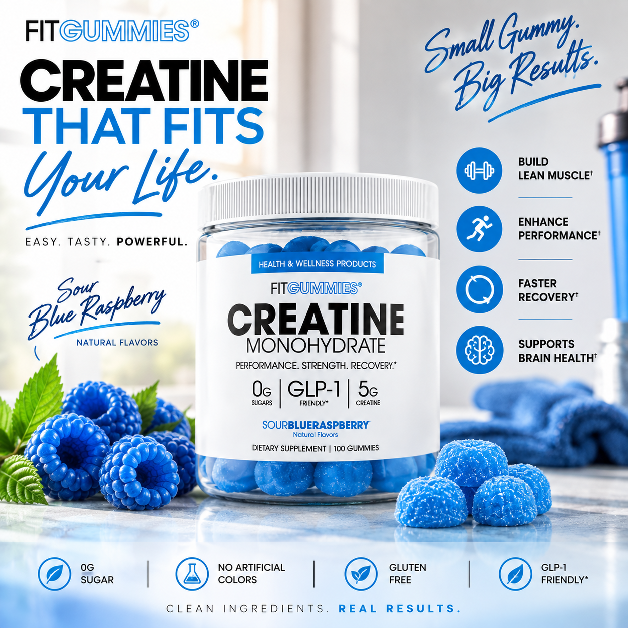 Fit Gummies Creatine Monohydrate