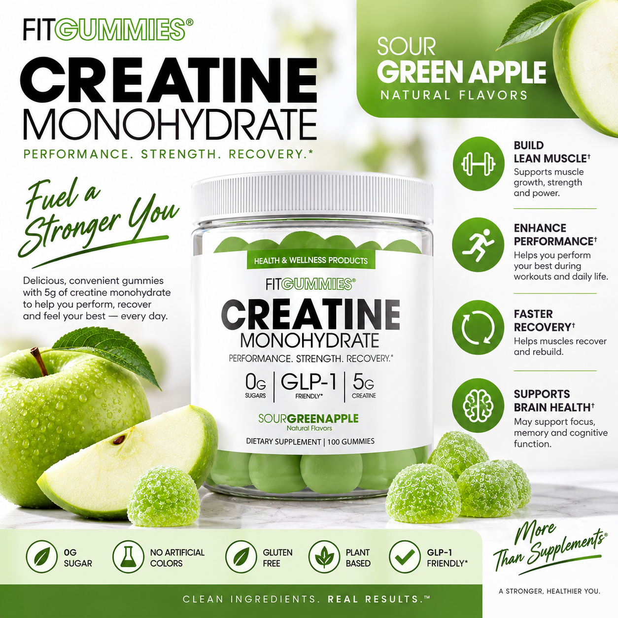 Fit Gummies Creatine Monohydrate