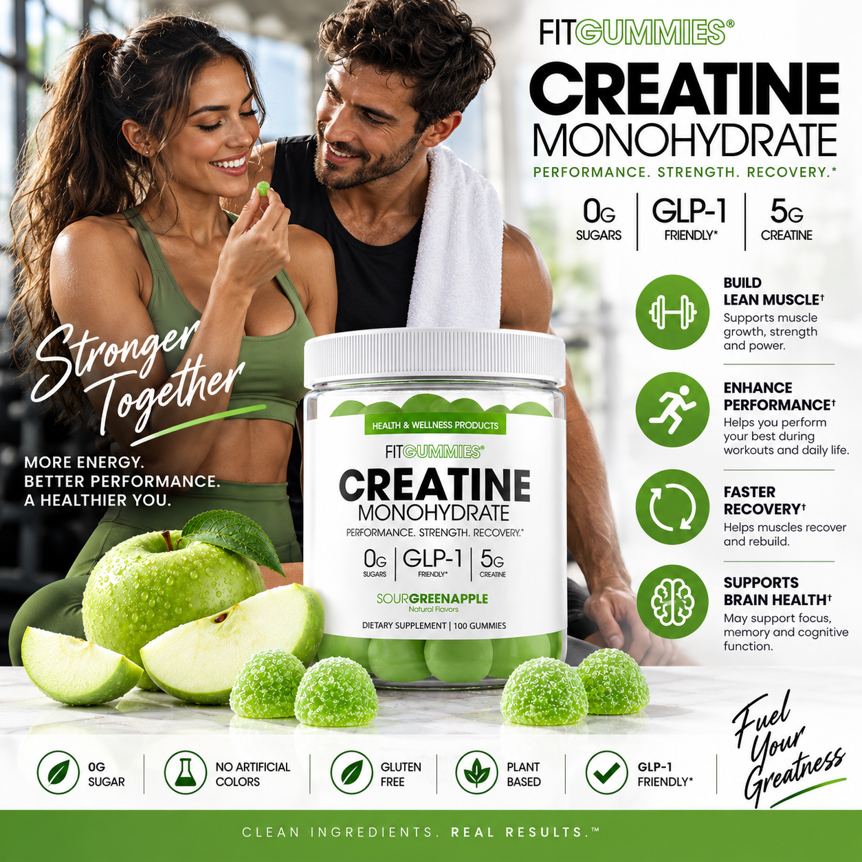 Fit Gummies Creatine Monohydrate