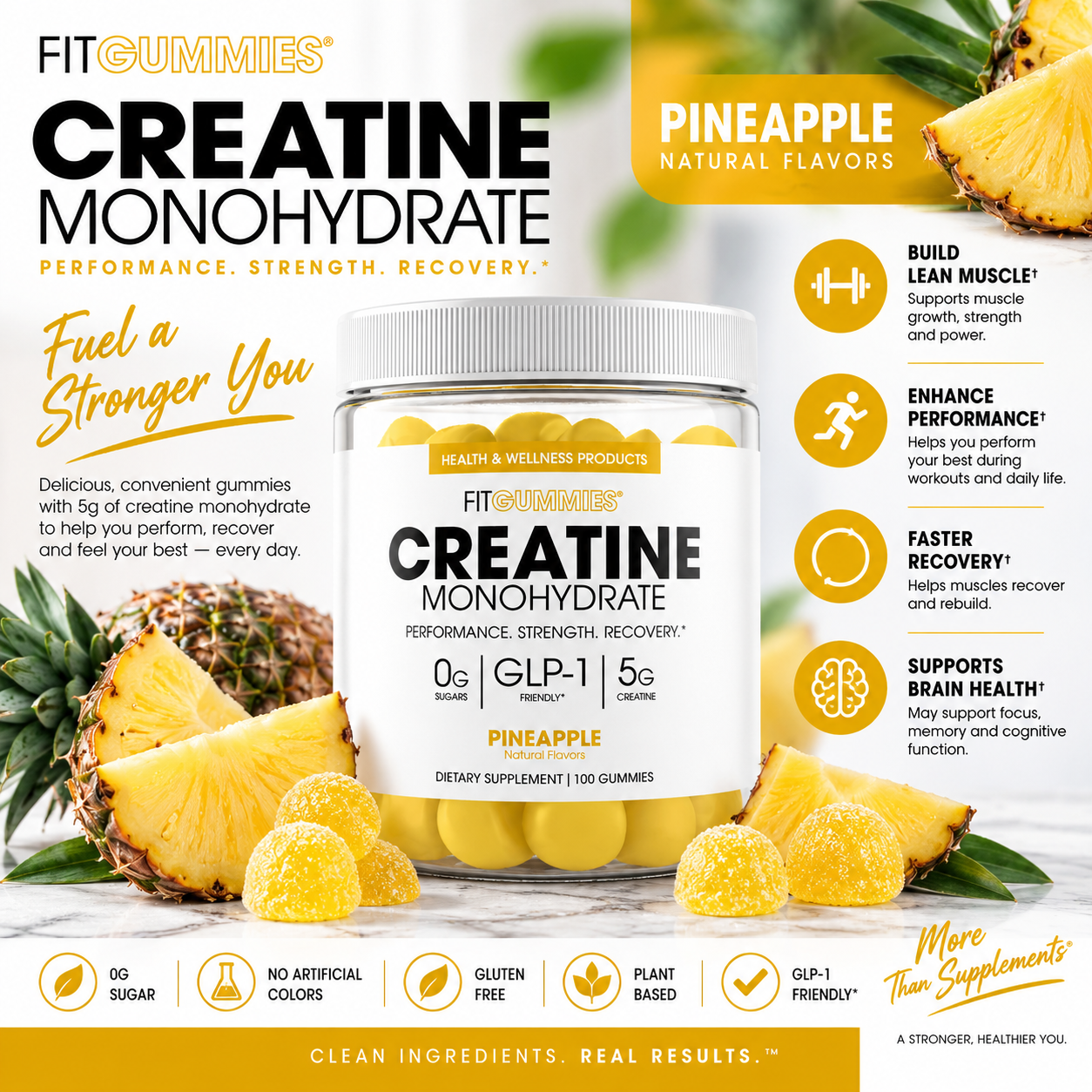Fit Gummies Creatine Monohydrate