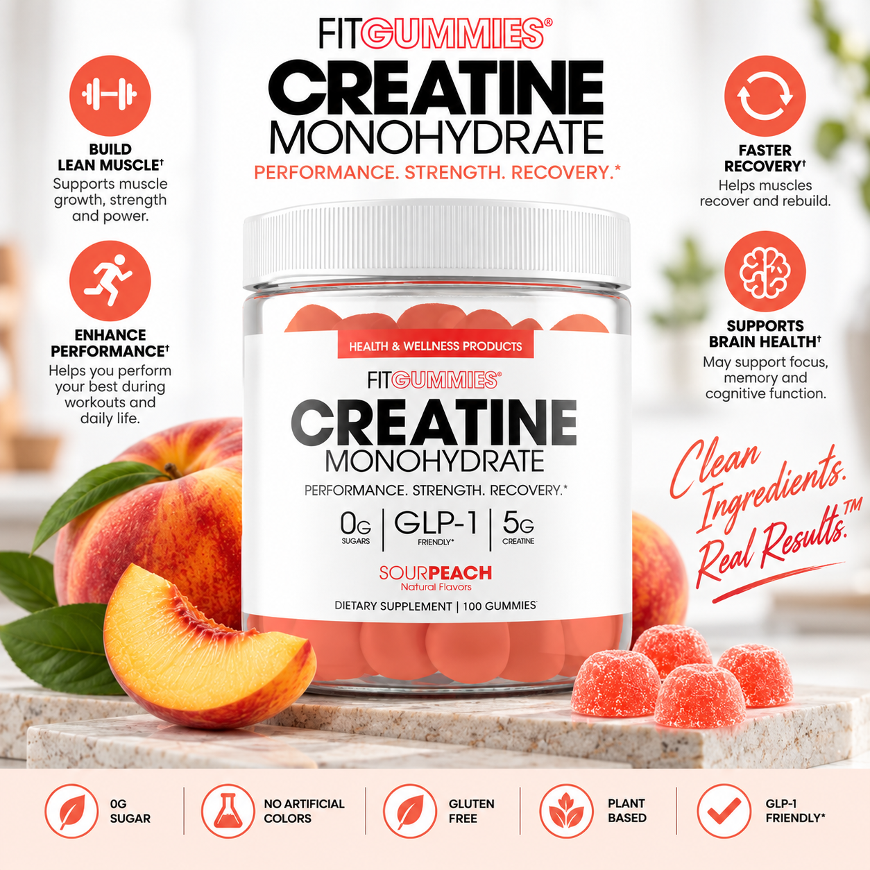 Fit Gummies Creatine Monohydrate
