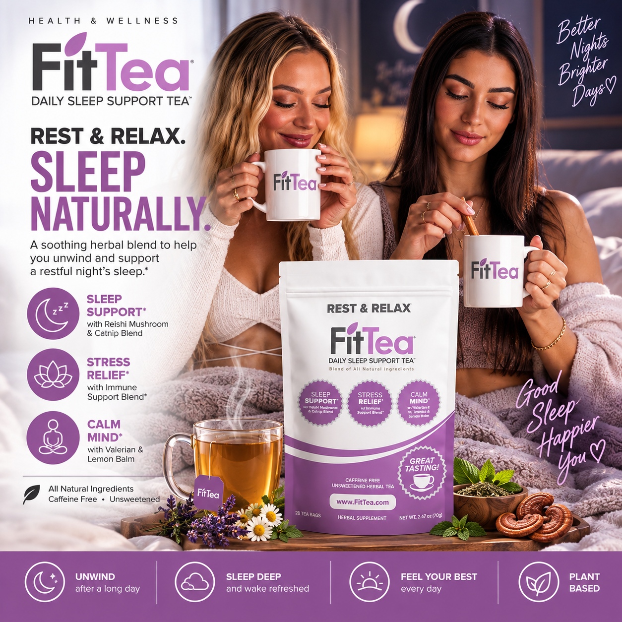 Fit Tea Daily Sleep Support Tea