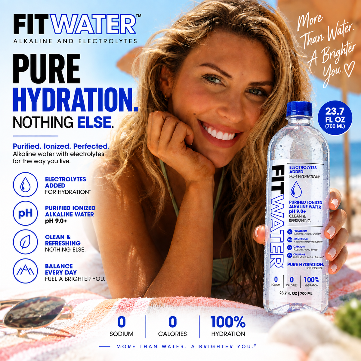 Fit Water Purified Ionized Alkaline Water