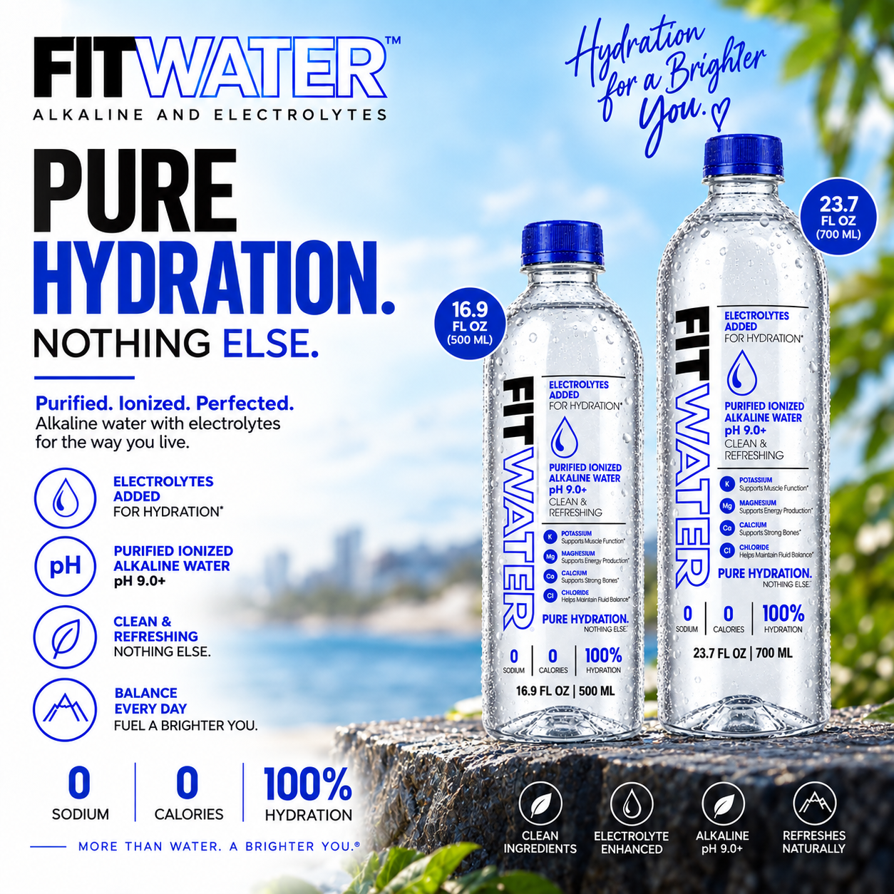 Fit Water Purified Ionized Alkaline Water