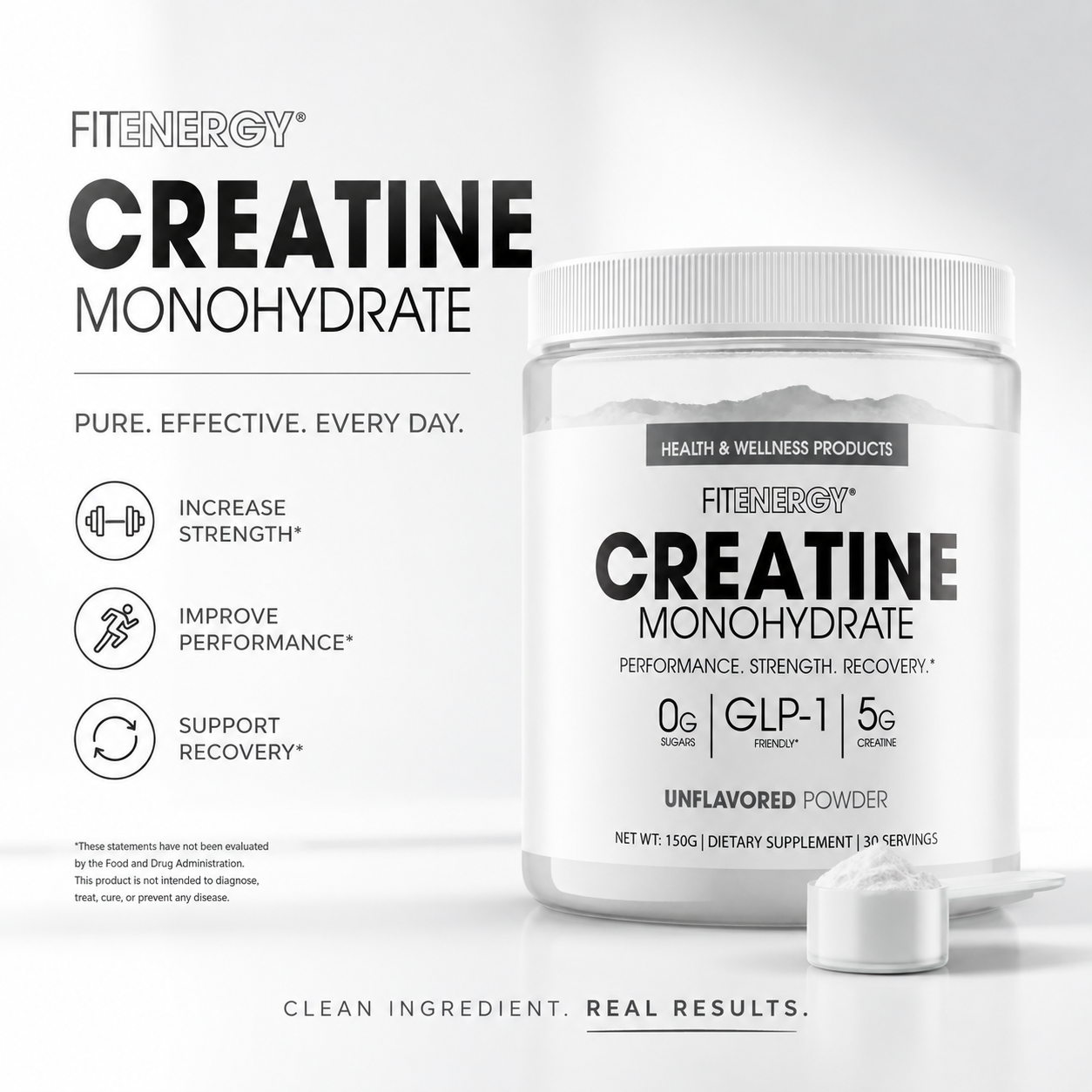 Fit Energy Creatine Monohydrate Powder