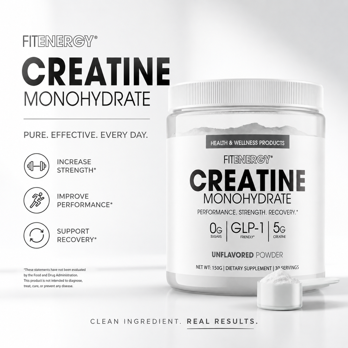 Fit Energy Creatine Monohydrate Powder