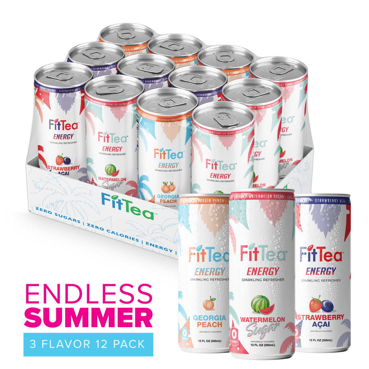 FitTea Energy Endless Summer Variety 12-Pack – Fit Tea