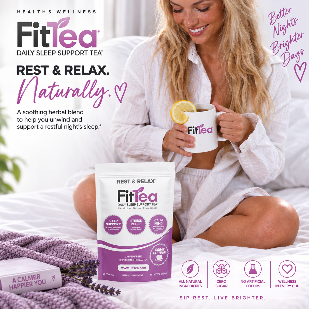 Fit Tea Daily Sleep Support Tea