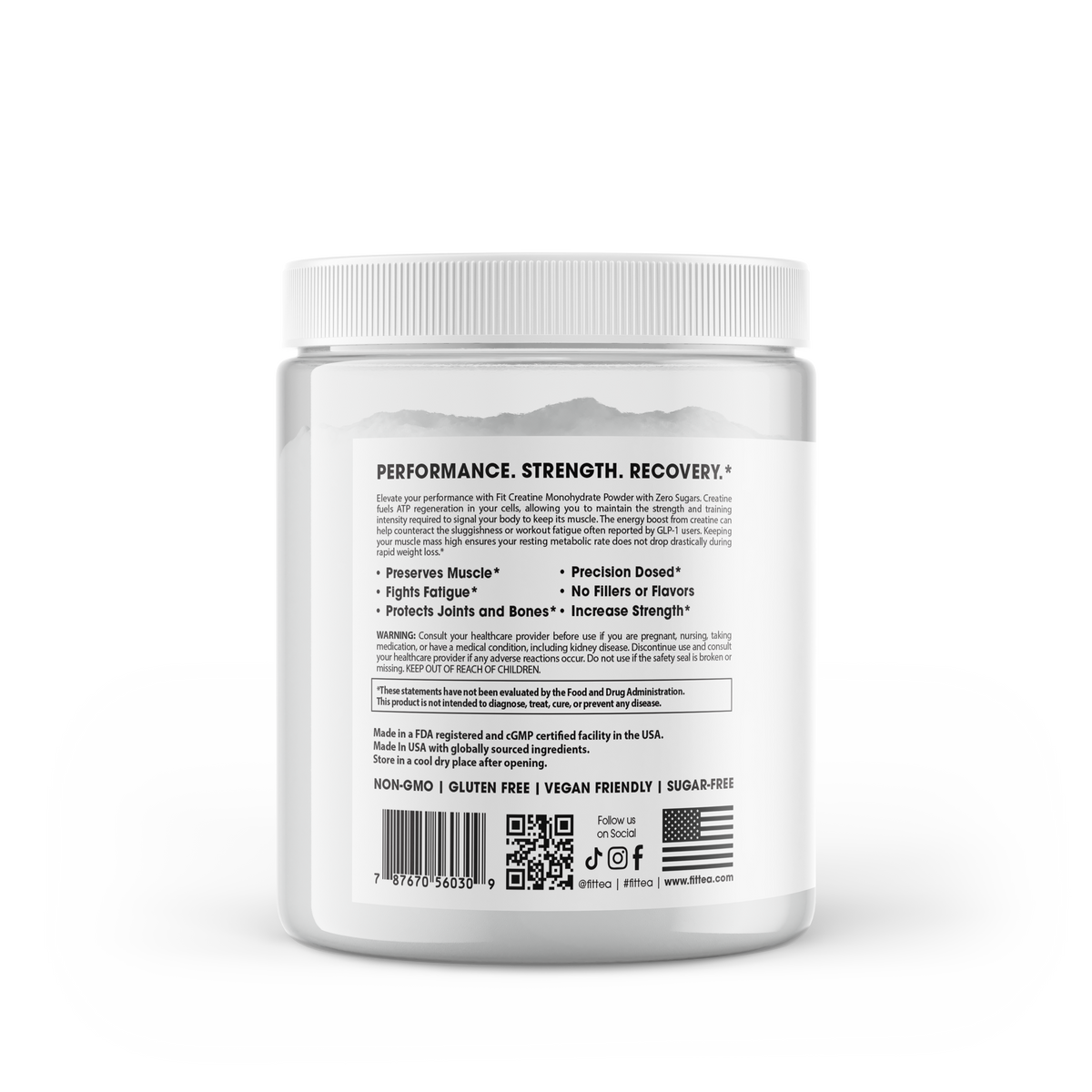 Fit Energy Creatine Monohydrate Powder
