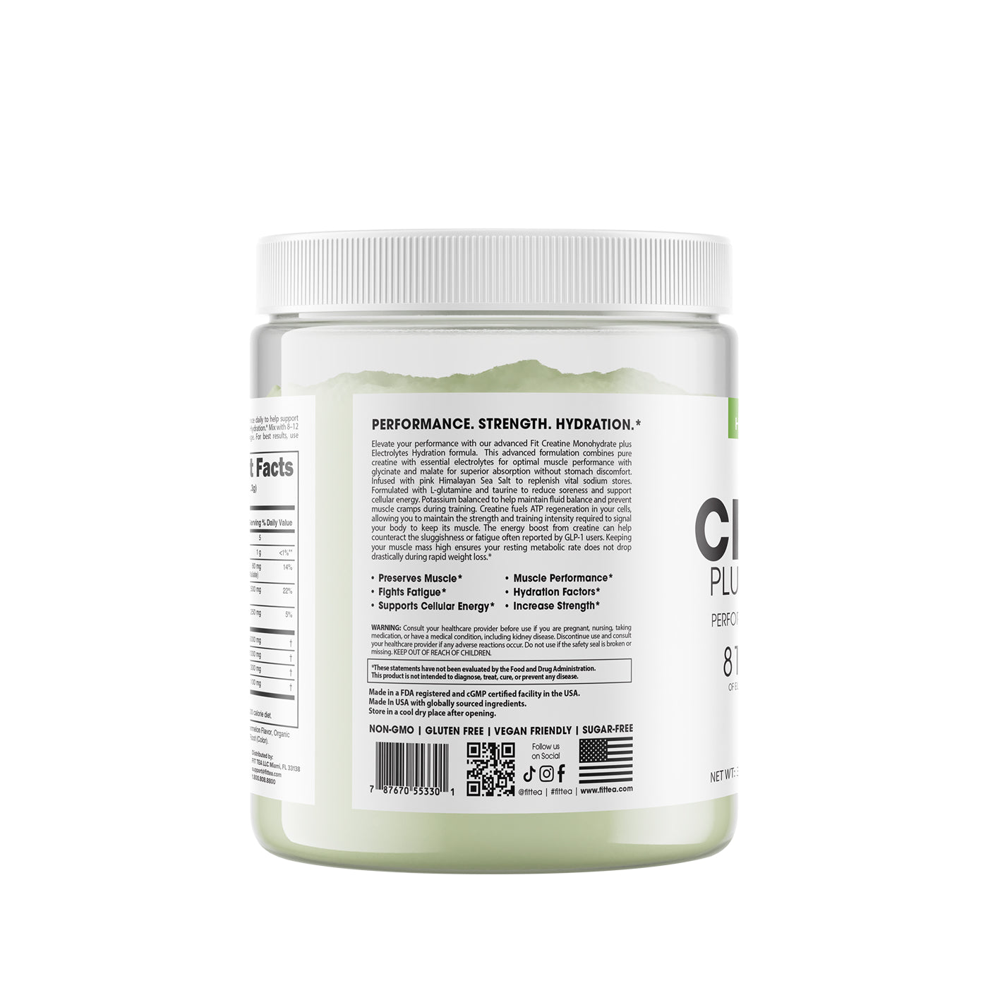 Fit Energy Creatine + Electrolytes Powder