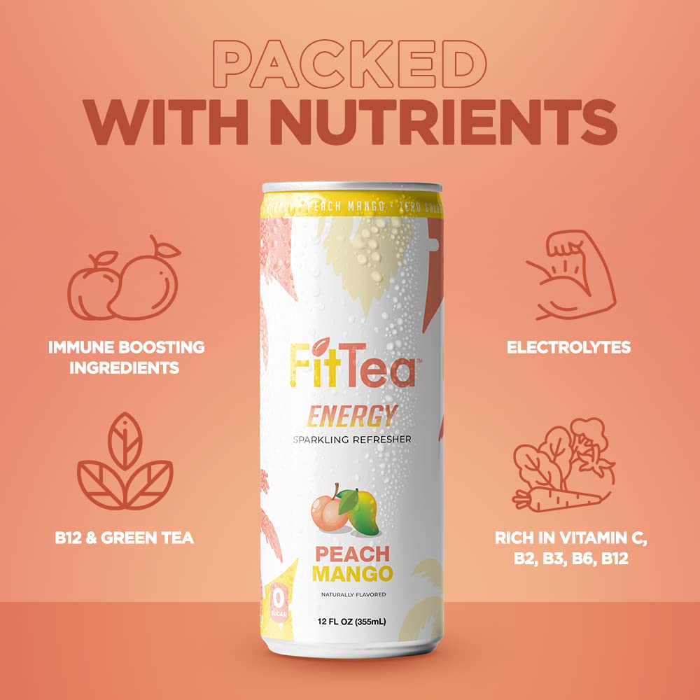 Peach Mango | FitTea Energy | 12-Pack – Fit Tea